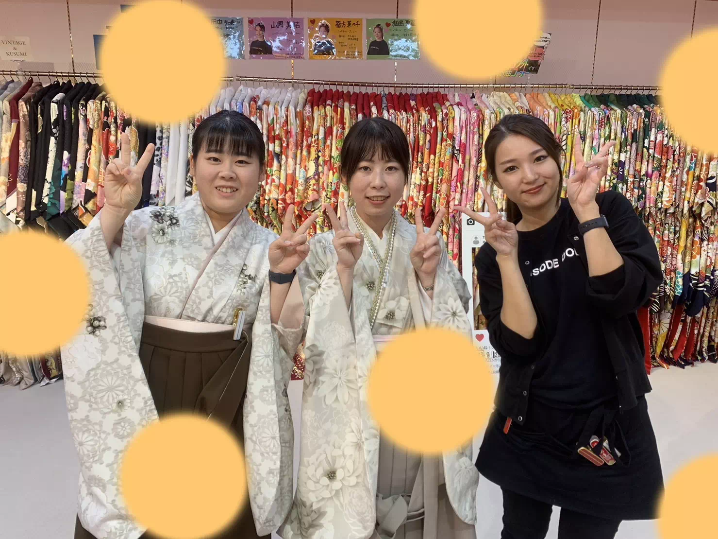 TAKAZEN神戸店　袴　前撮り撮影会　イマドキ　カワイイ　コディネート　振袖　レンタル　袴　