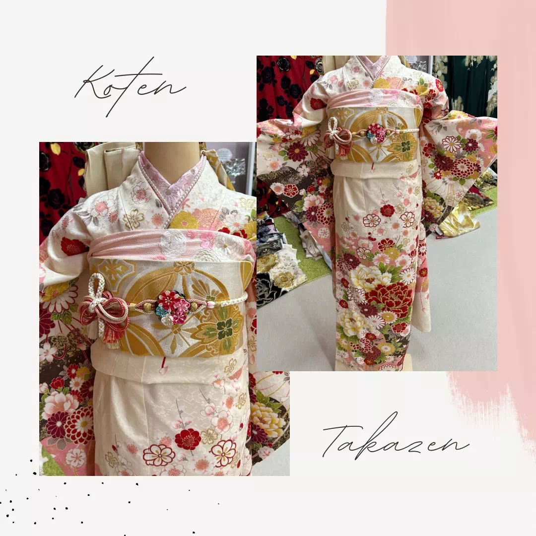 TAKAZEN神戸三宮店　前撮り撮影会　イマドキ　カワイイ　コディネート　振袖　レンタル　袴　