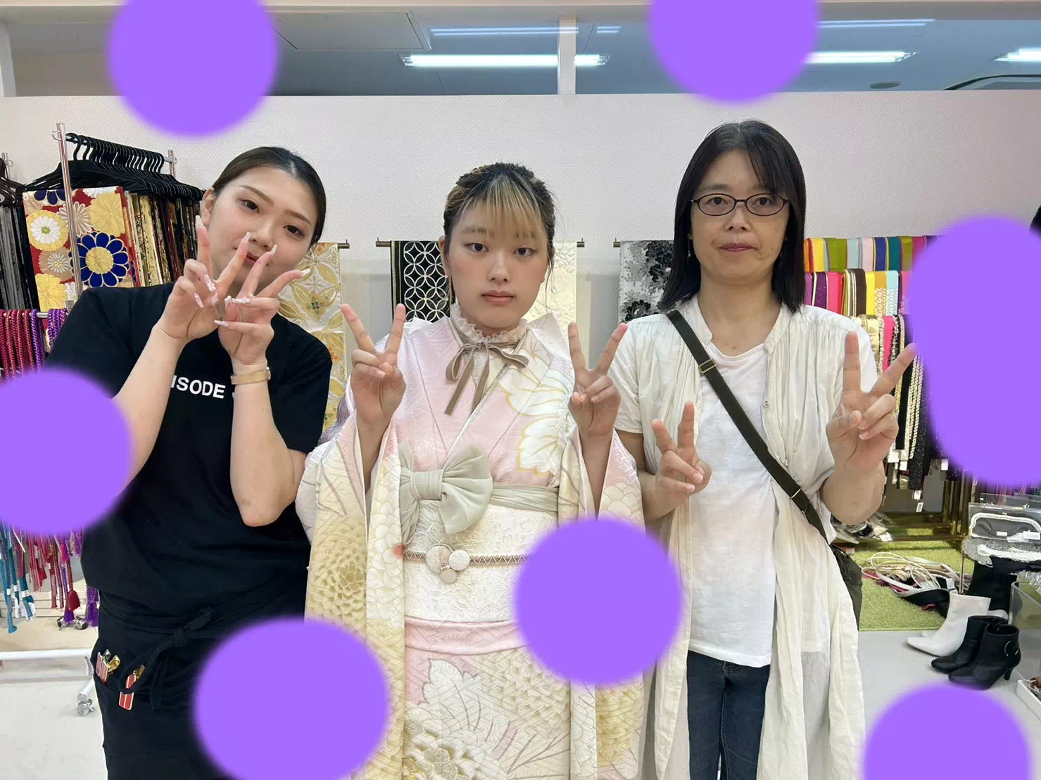 TAKAZEN神戸店古典系　前撮り撮影会　イマドキ　カワイイ　コディネート　振袖　レンタル　袴　