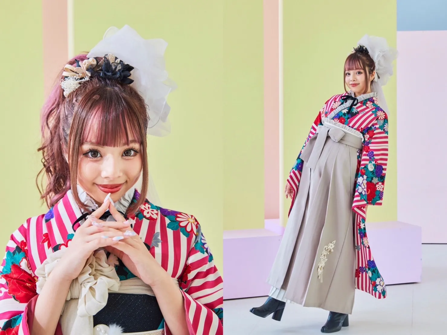 振袖レンタル　奈良　橿原　かわいい　おしゃれ　個性派　かわいい　かっこいい　くすみ　イマドキ　