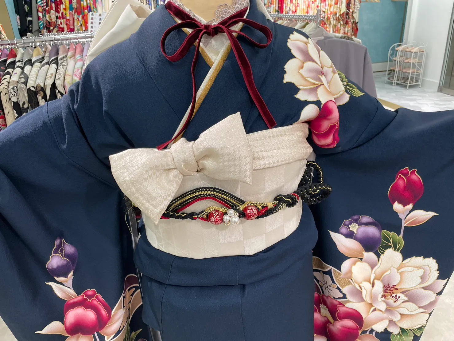 振袖　レトロ　かわいい　イマドキ　大阪　成人式　心斎橋　なんば