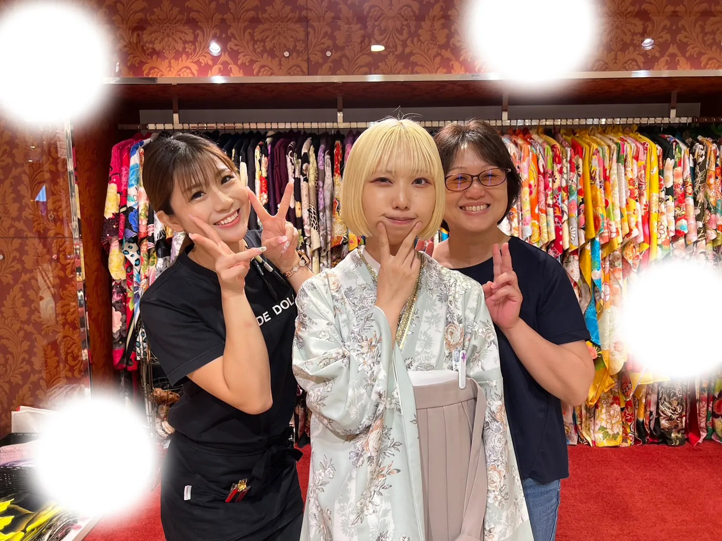 【TAKAZEN大阪梅田本店】♡23日　くすみカラーのとっても  カワイイハカマ姫ちゃん♡