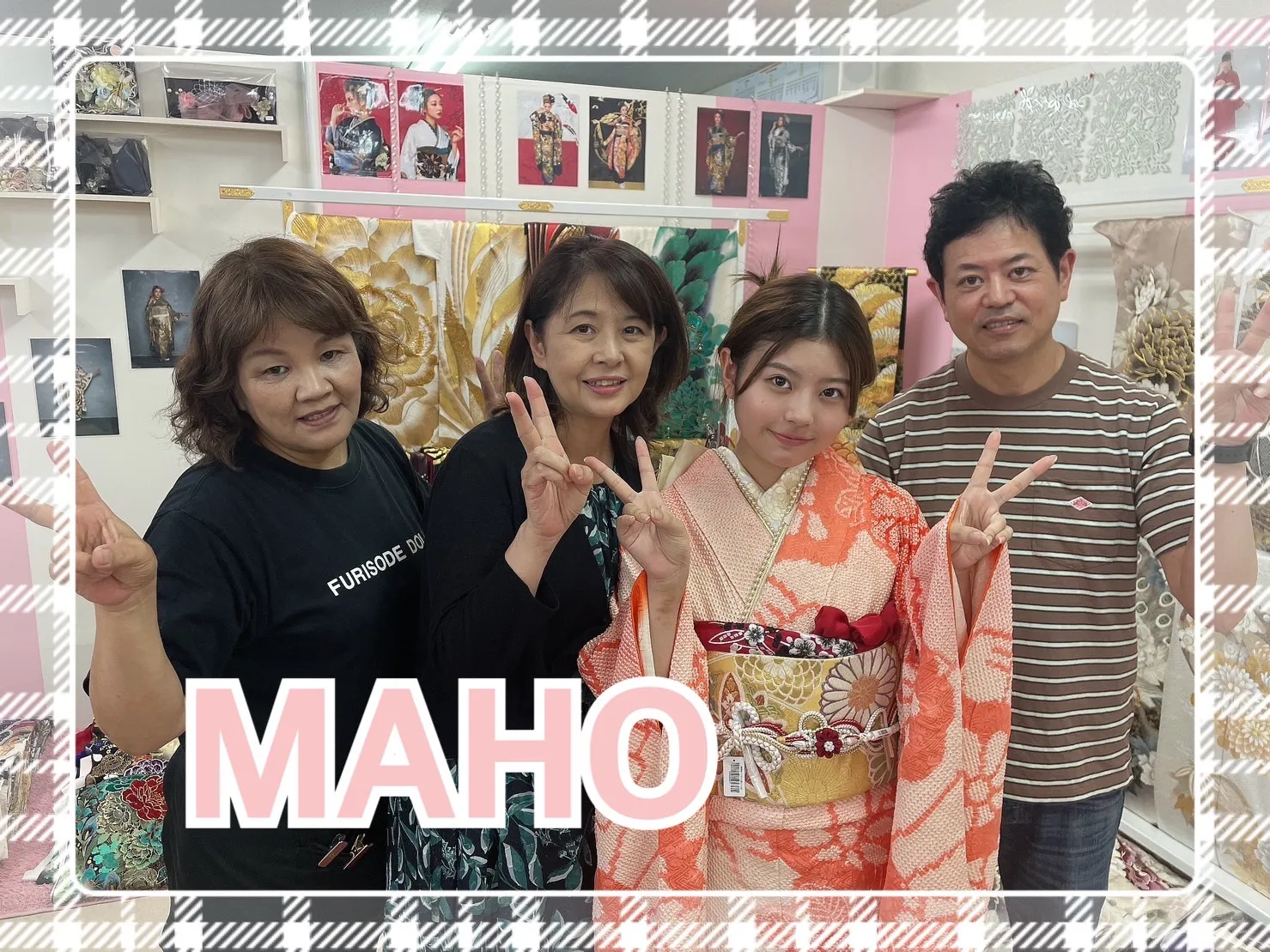 振袖　レンタル　奈良　前撮り撮影会　かわいい　ママ振袖　総絞り
