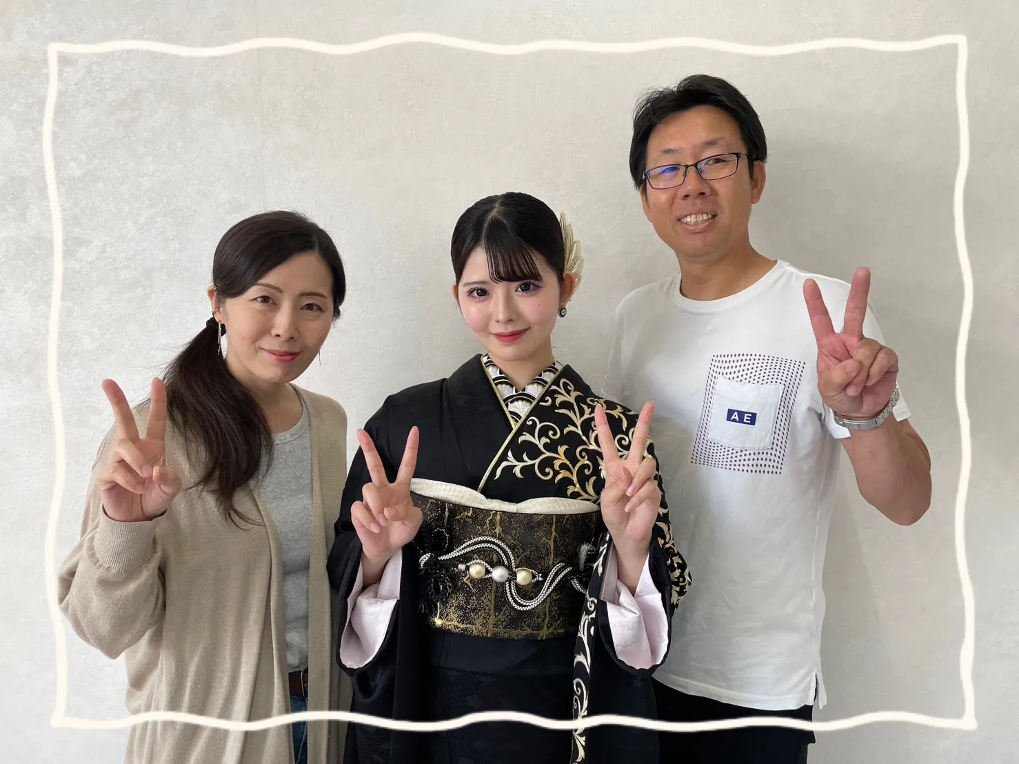 振袖　レンタル　奈良　ヴィンテージ　黒　かっこいい