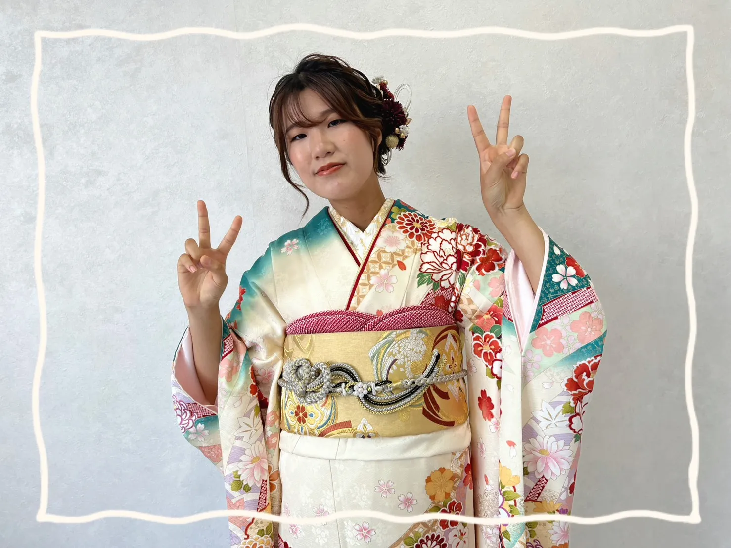 振袖レンタル　奈良　橿原　かわいい　おしゃれ　個性派　かわいい　かっこいい　くすみ　イマドキ　