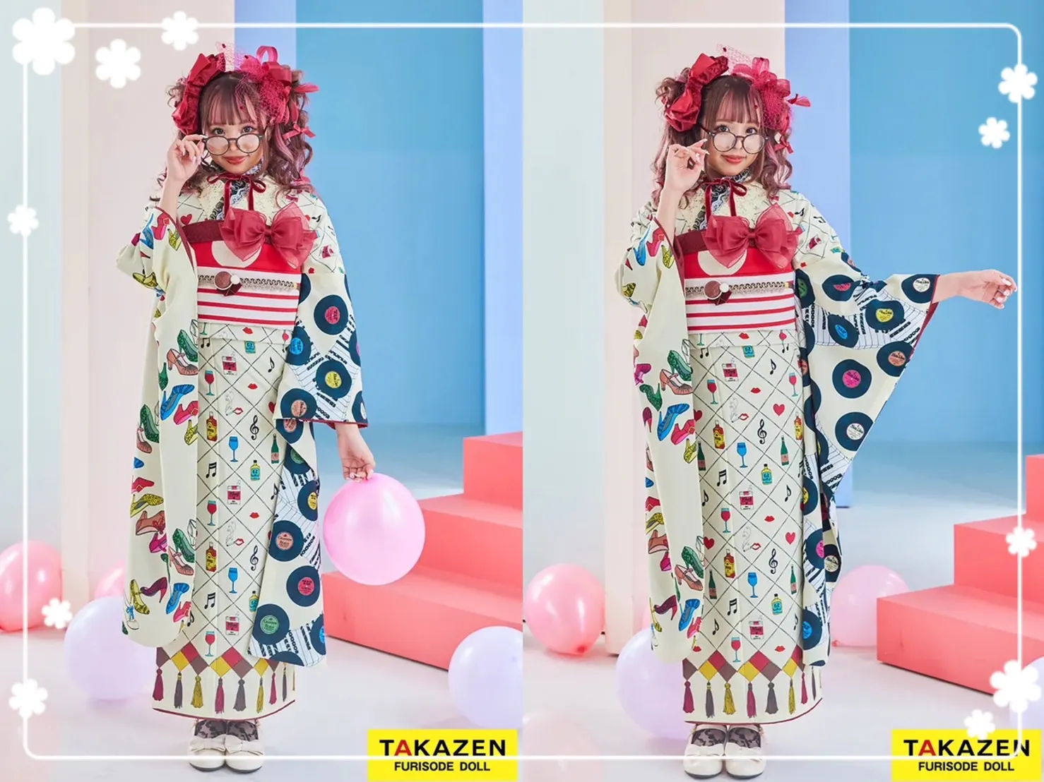 振袖　レンタル　奈良　前撮り撮影会　かわいい　レトロ　個性派　おしゃれ