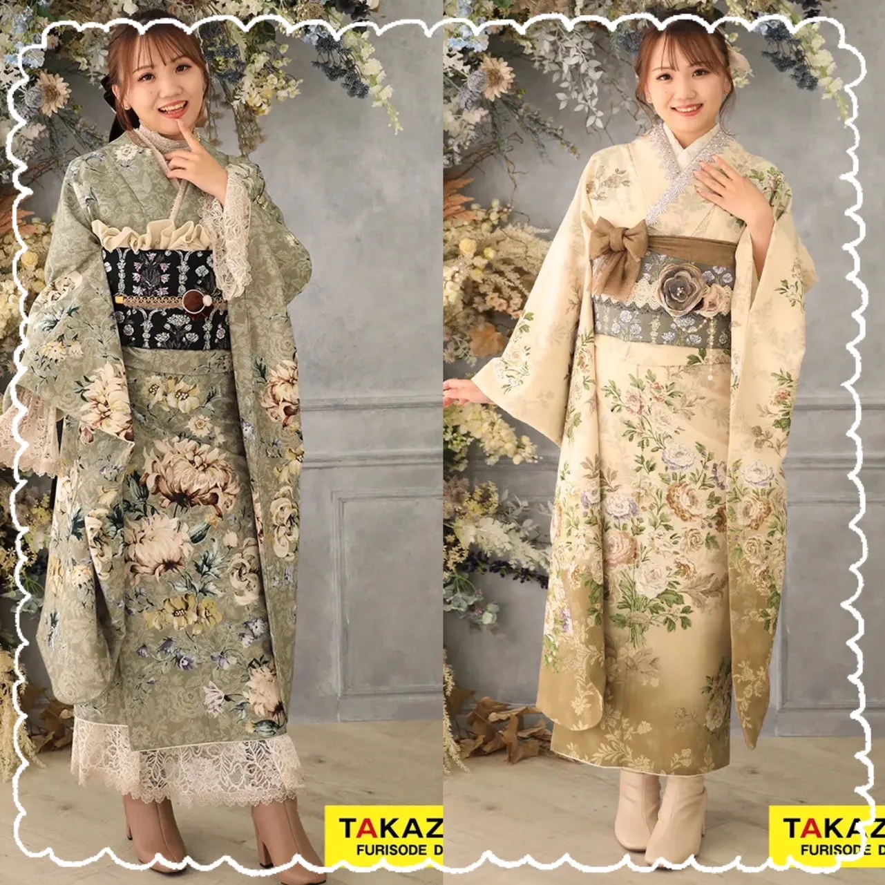 【TAKAZEN橿原店】27日♡ふんわりアンティークが可愛すぎるスモーキーカラーのJILLSTUARTお振袖紹介♡