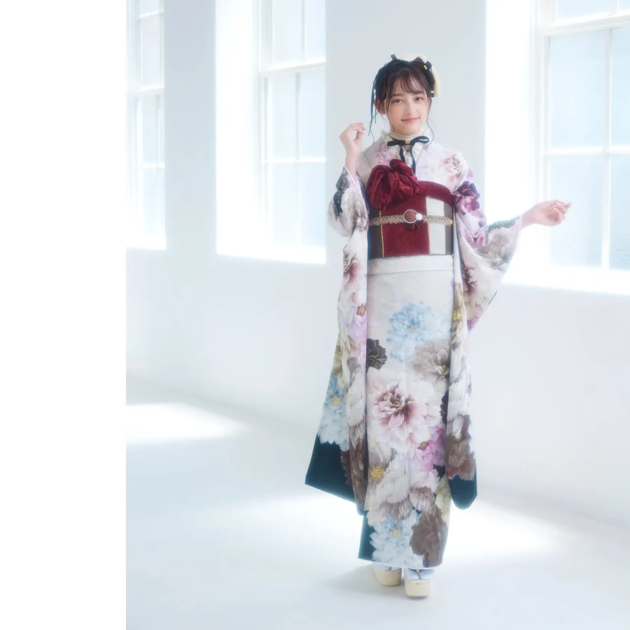 振袖レンタル　奈良　橿原　かわいい　おしゃれ　個性派　かわいい　かっこいい　くすみ　イマドキ　