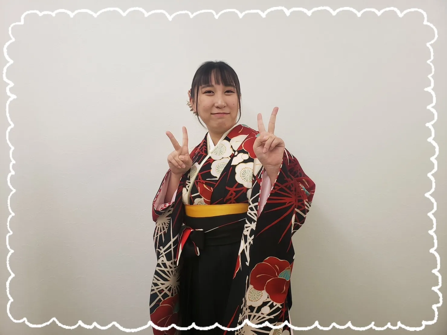 袴　レンタル　奈良　前撮り撮影会　かわいい　赤　古典
