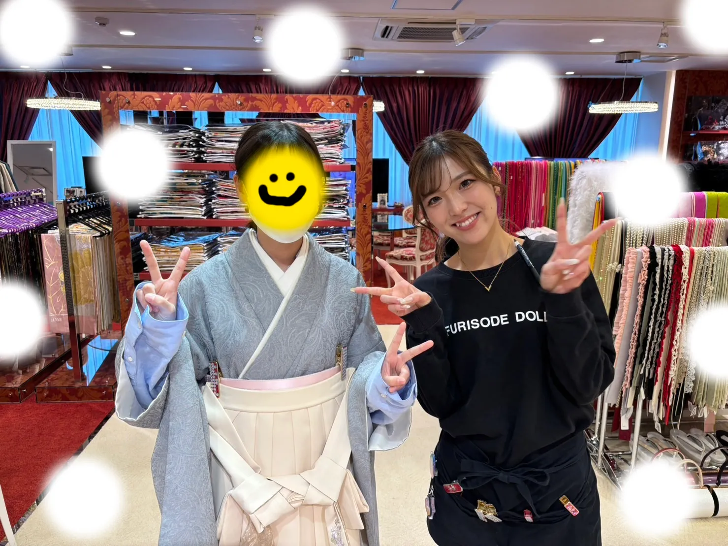 袴レンタル　振袖レンタル　くすみ　キラキラ　かわいい　梅田　大阪　安い　イマドキ　古典　くすみカラー　前撮り　ヴィンテージ　渋い