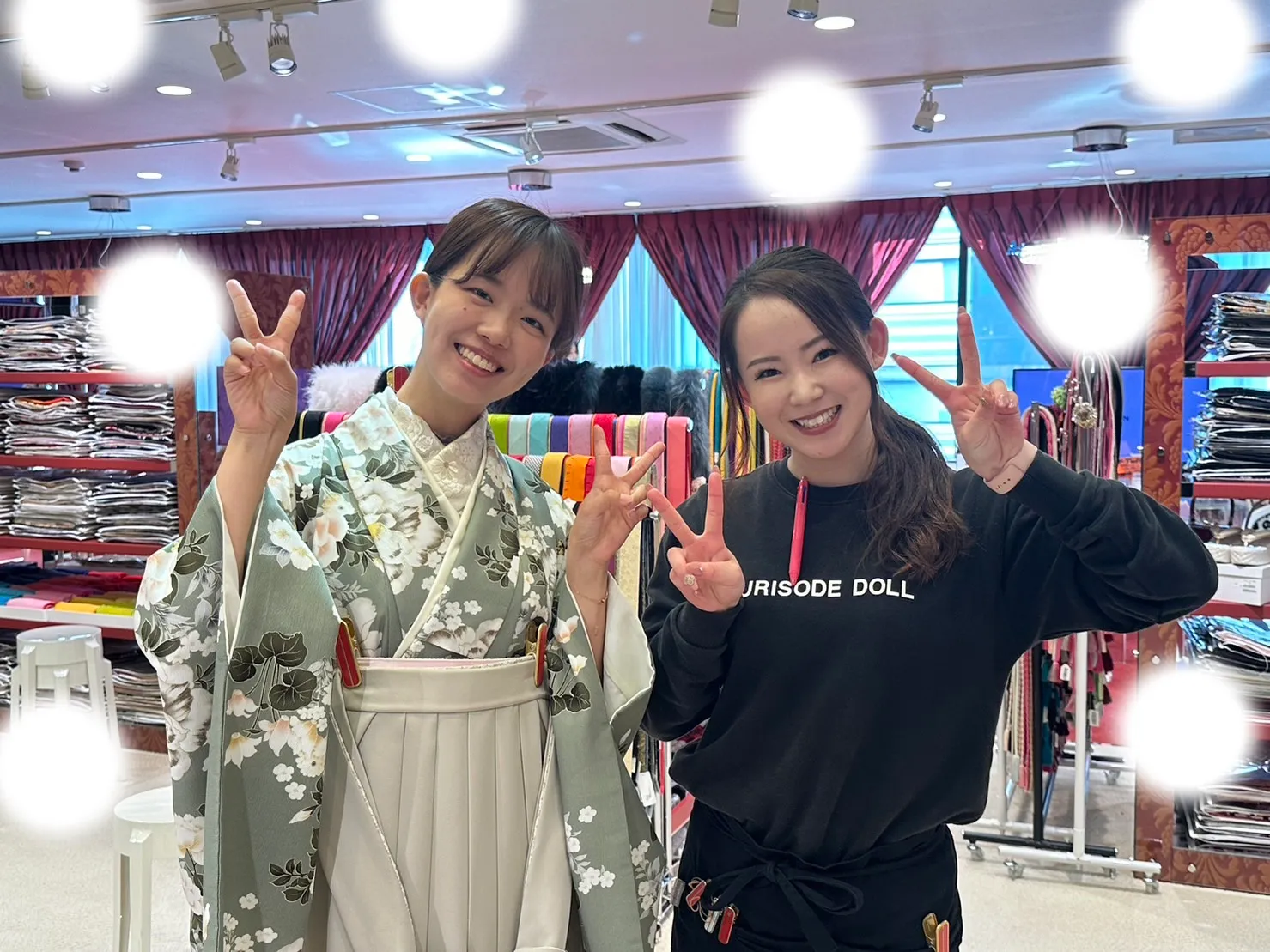 くすみカラー　卒業式　TAKAZEN 袴レンタル