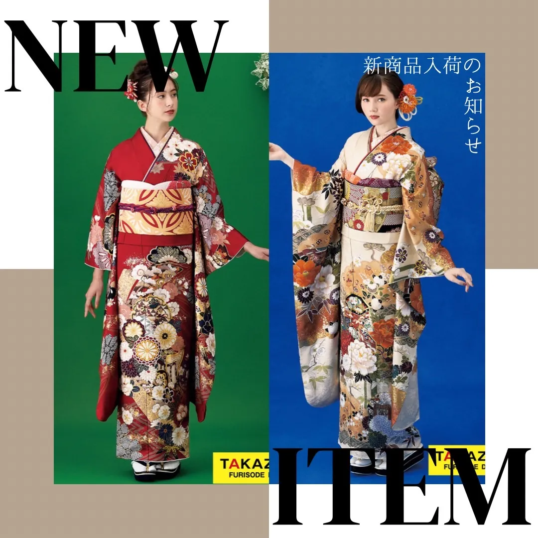 【TAKAZEN橿原店】18日♡正統派古典で大人っぽくハタチを彩る新作お振袖のご紹介♡