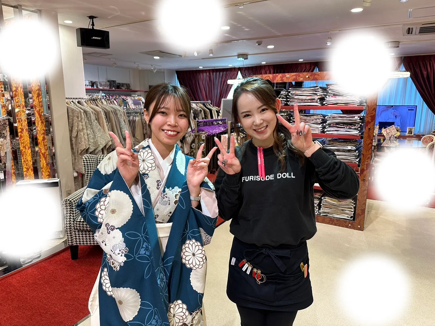 卒業式　TAKAZEN 袴レンタル　くすみ