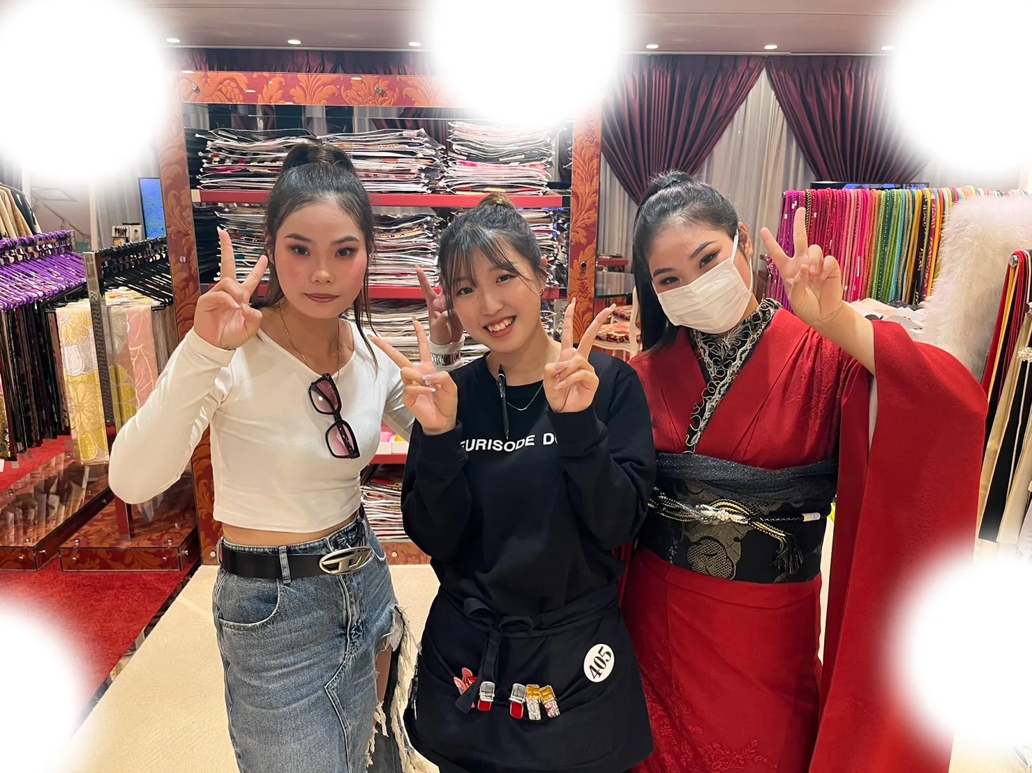 【TAKAZEN大阪梅田本店】♡14日　　赤無地のとってもおしゃれでかっこいい お振袖姫ちゃん♡
