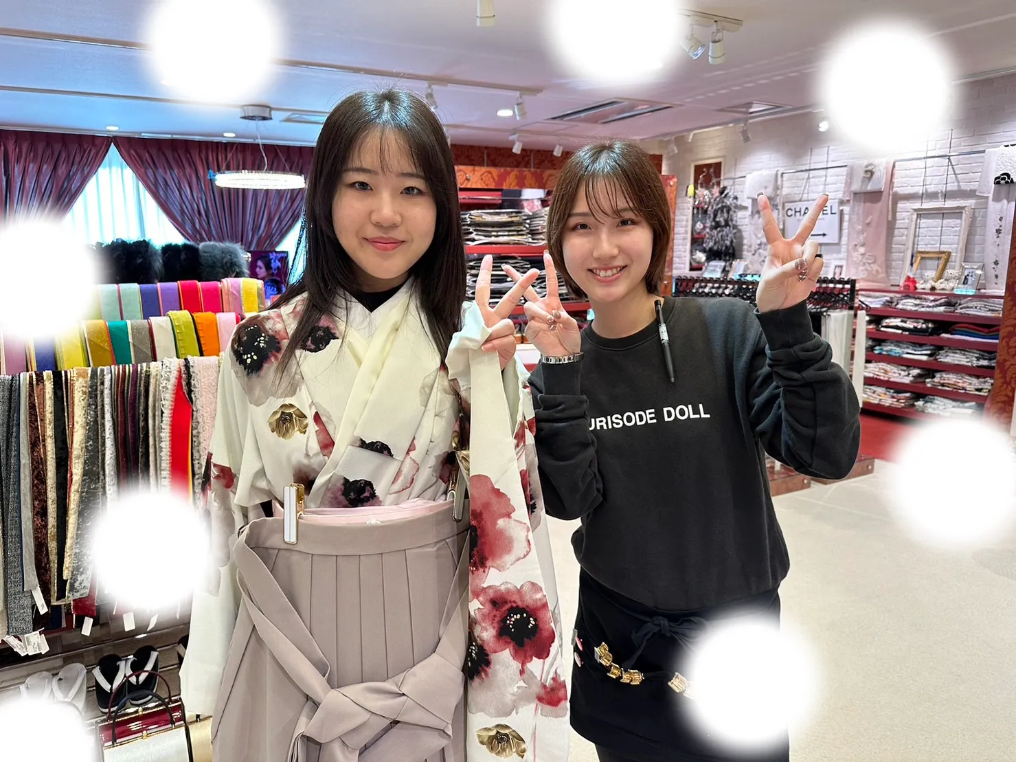 袴レンタル　大阪　梅田　前撮り　安い　かわいい　レース　イマドキ　新作　くすみカラー