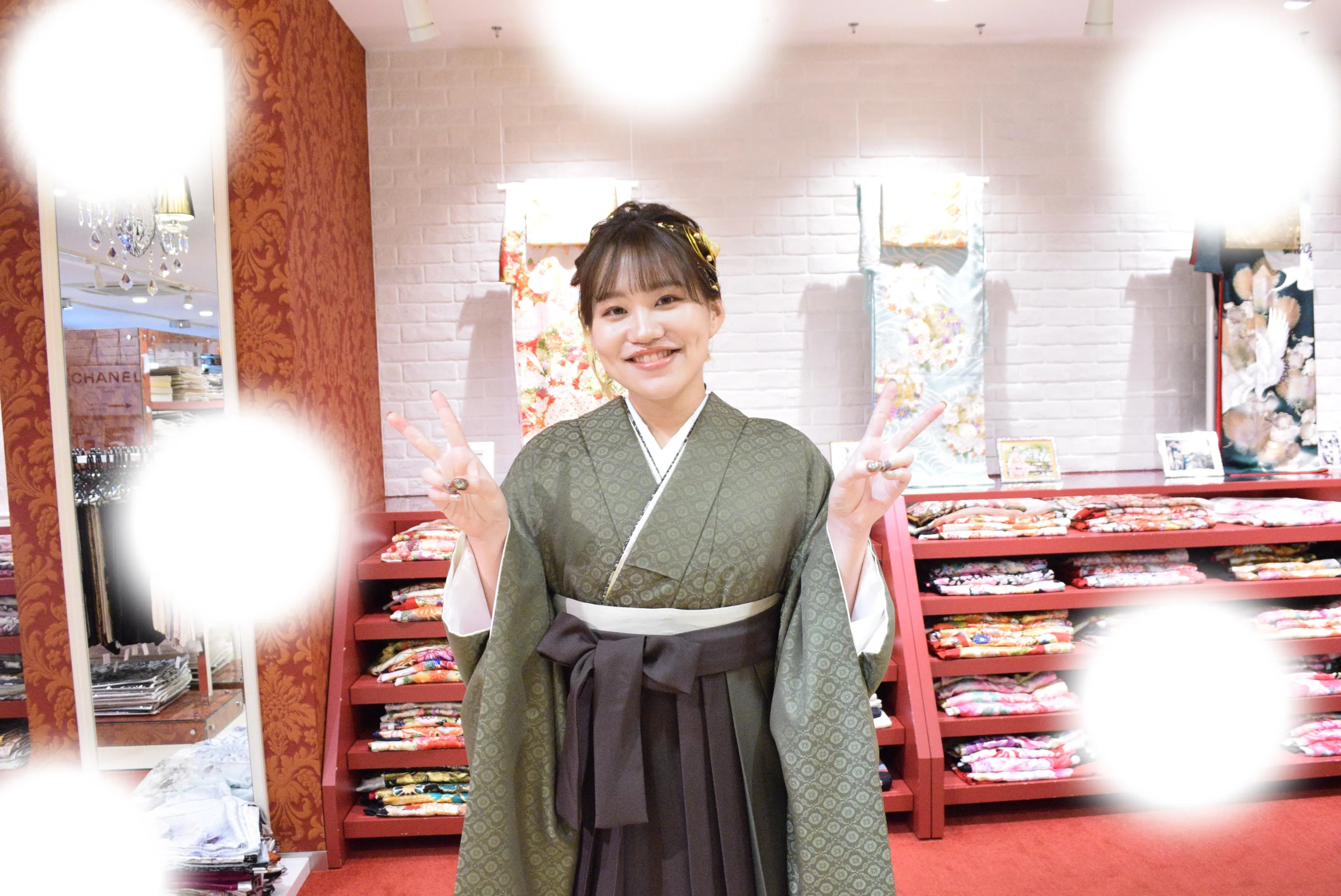 袴レンタル　振袖レンタル　くすみ　キラキラ　かわいい　梅田　大阪　安い　イマドキ　古典　くすみカラー　前撮り　ヴィンテージ　渋い