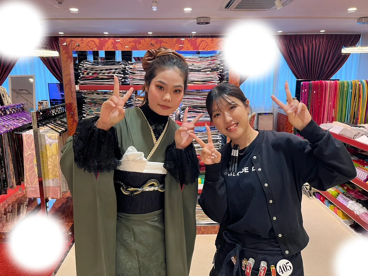 【TAKAZEN大阪梅田本店】♡21日　緑ヴィンテージの大人かっこいいお振袖姫ちゃん♡