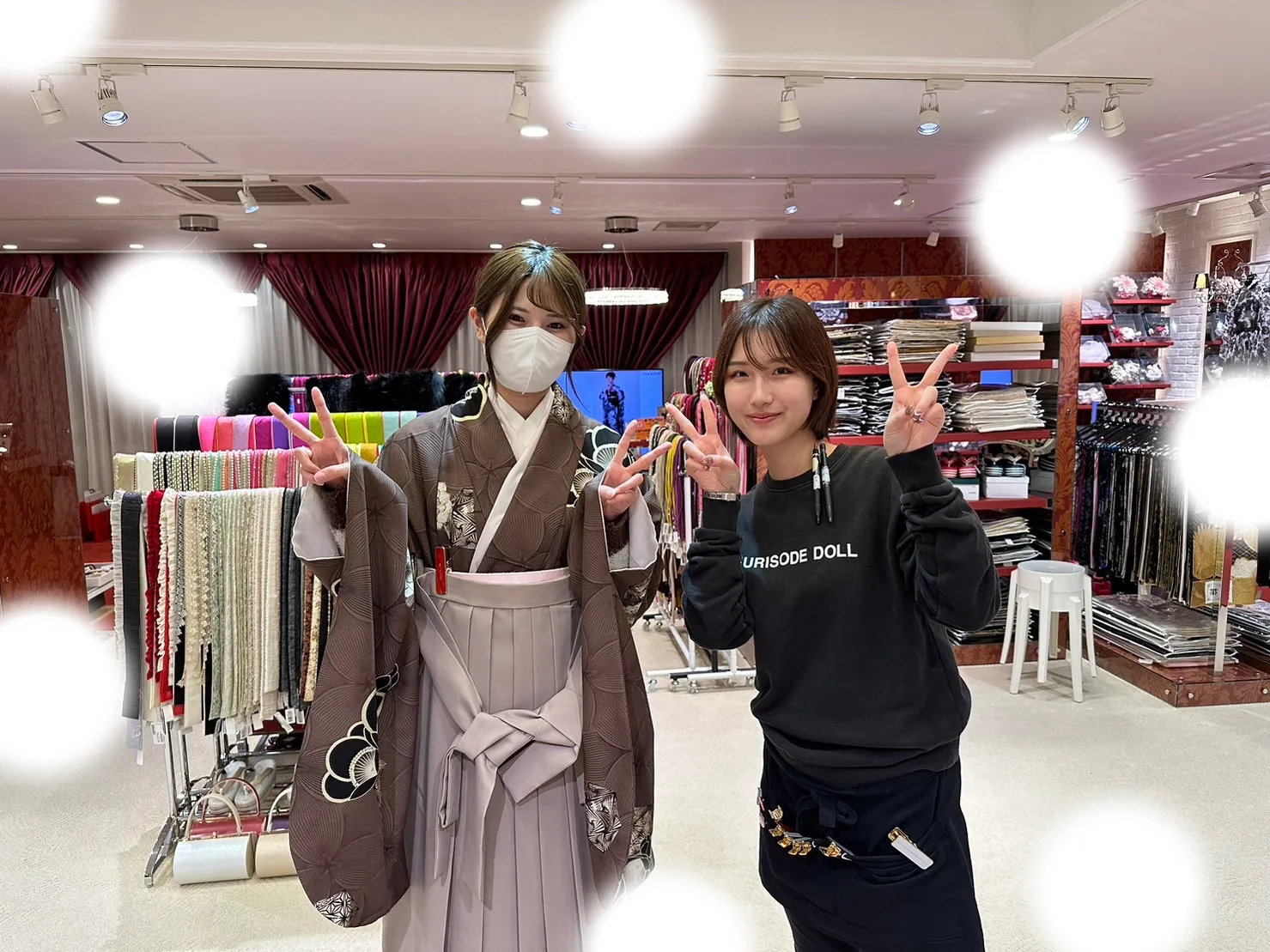 袴レンタル　大阪　梅田　前撮り　安い　かわいい　レース　イマドキ　新作　くすみカラー　振袖レンタル　古典　白