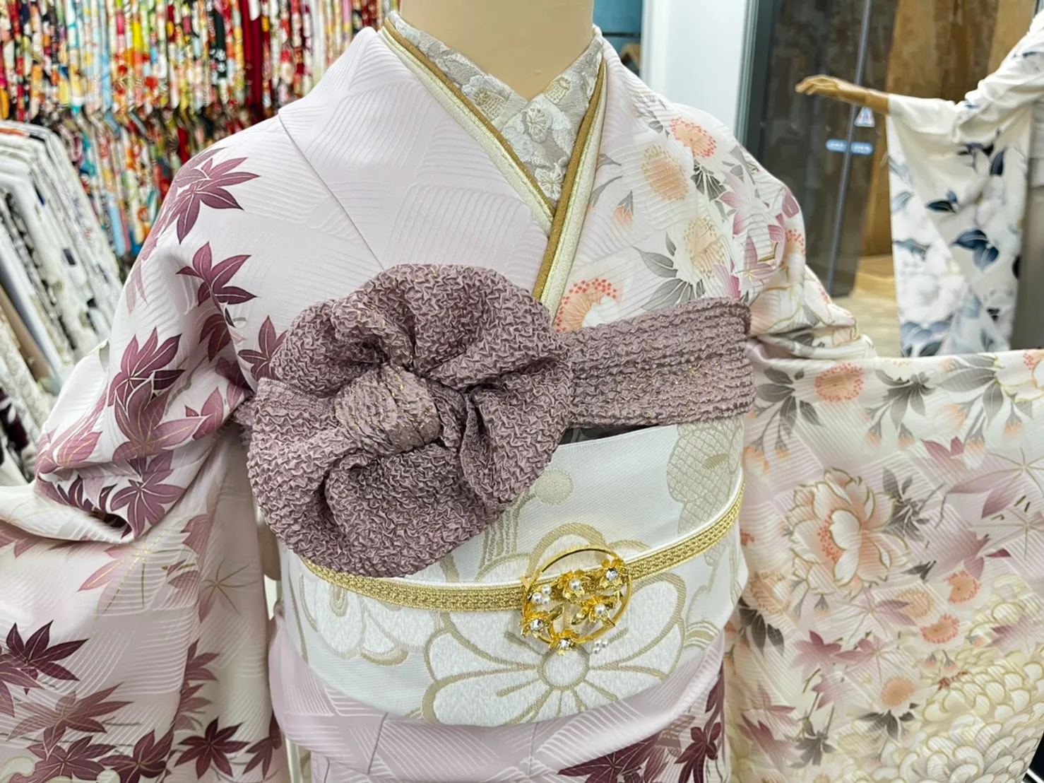 ピンク　白　淡い