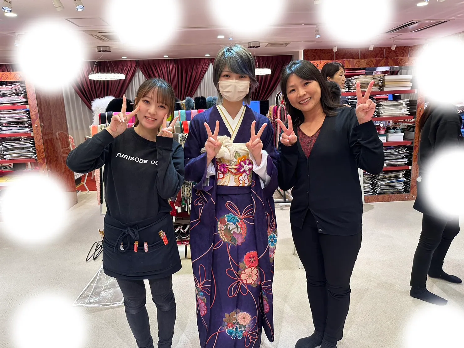 【TAKAZEN大阪梅田本店】♡15日　ムラサキのイマドキ華やかなお振袖姫ちゃん♡
