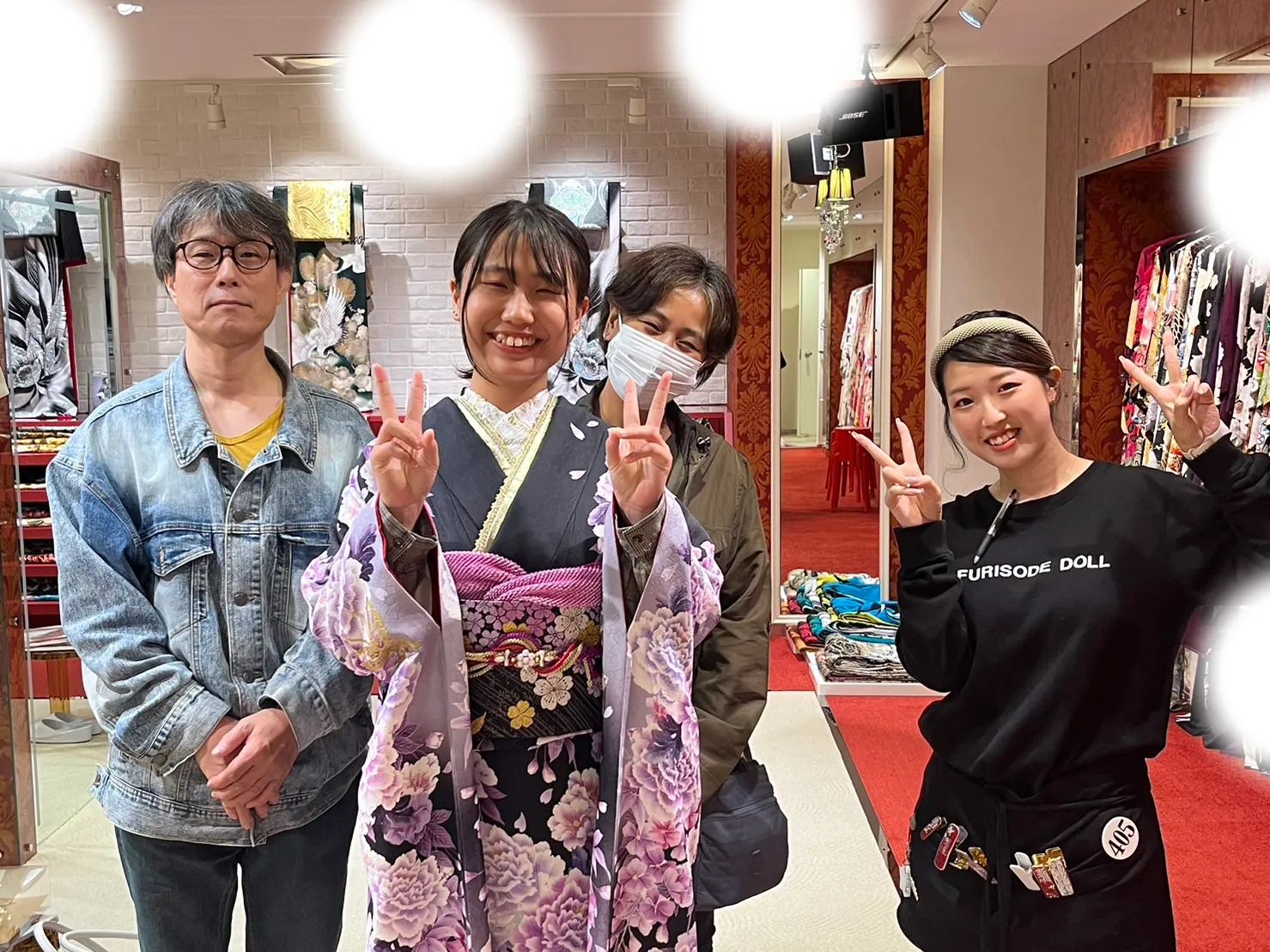 袴レンタル　振袖レンタル　くすみ　キラキラ　かわいい　梅田　大阪　安い　イマドキ　古典　くすみカラー　前撮り　ヴィンテージ　渋い