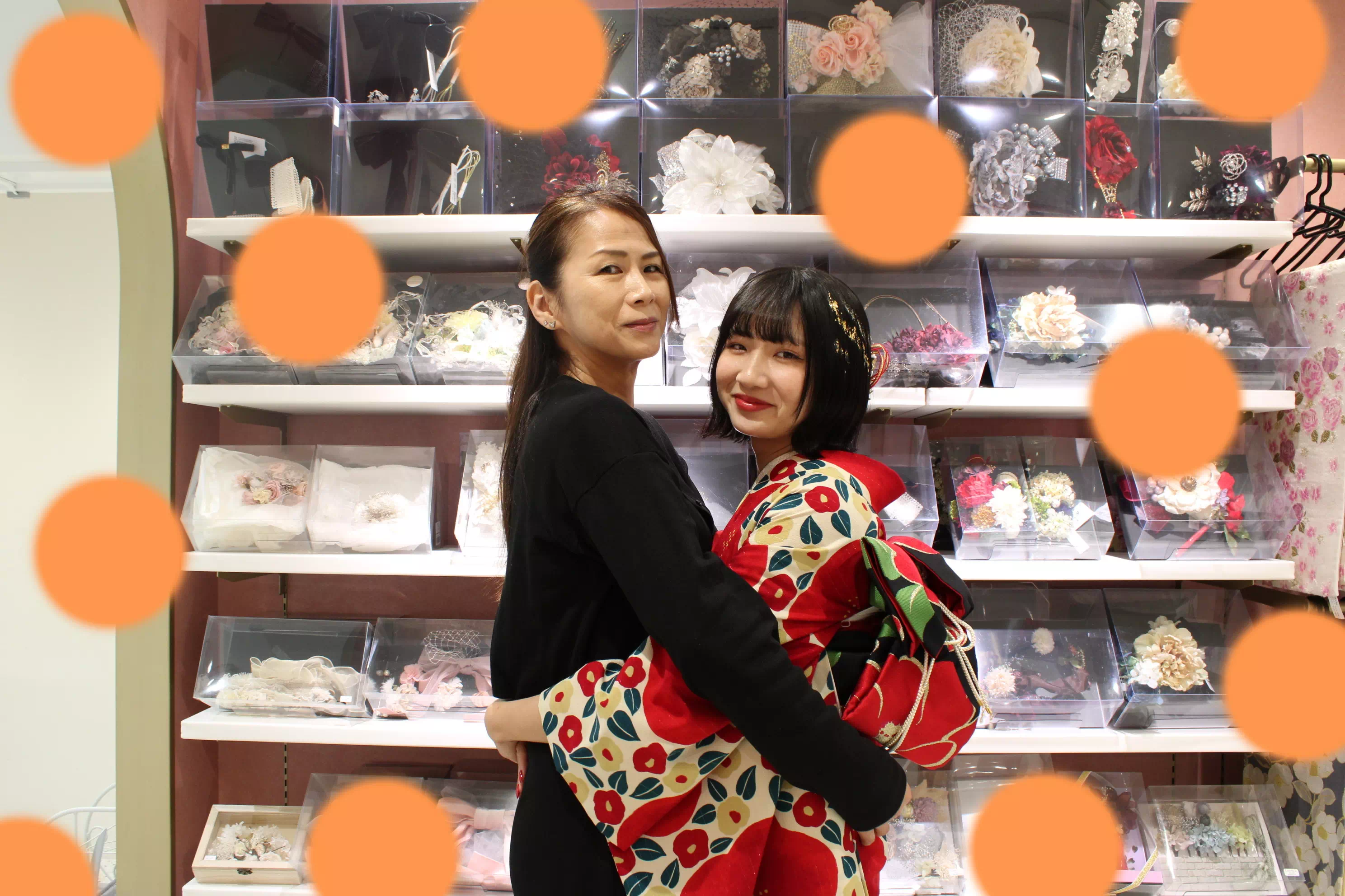 TAKAZEN姫路店　加古川市　高砂市　人気振袖　振袖レンタル　姫路市　成人式　卒業式　袴　振袖　イマドキ振袖　レトロ　カワイイ　赤