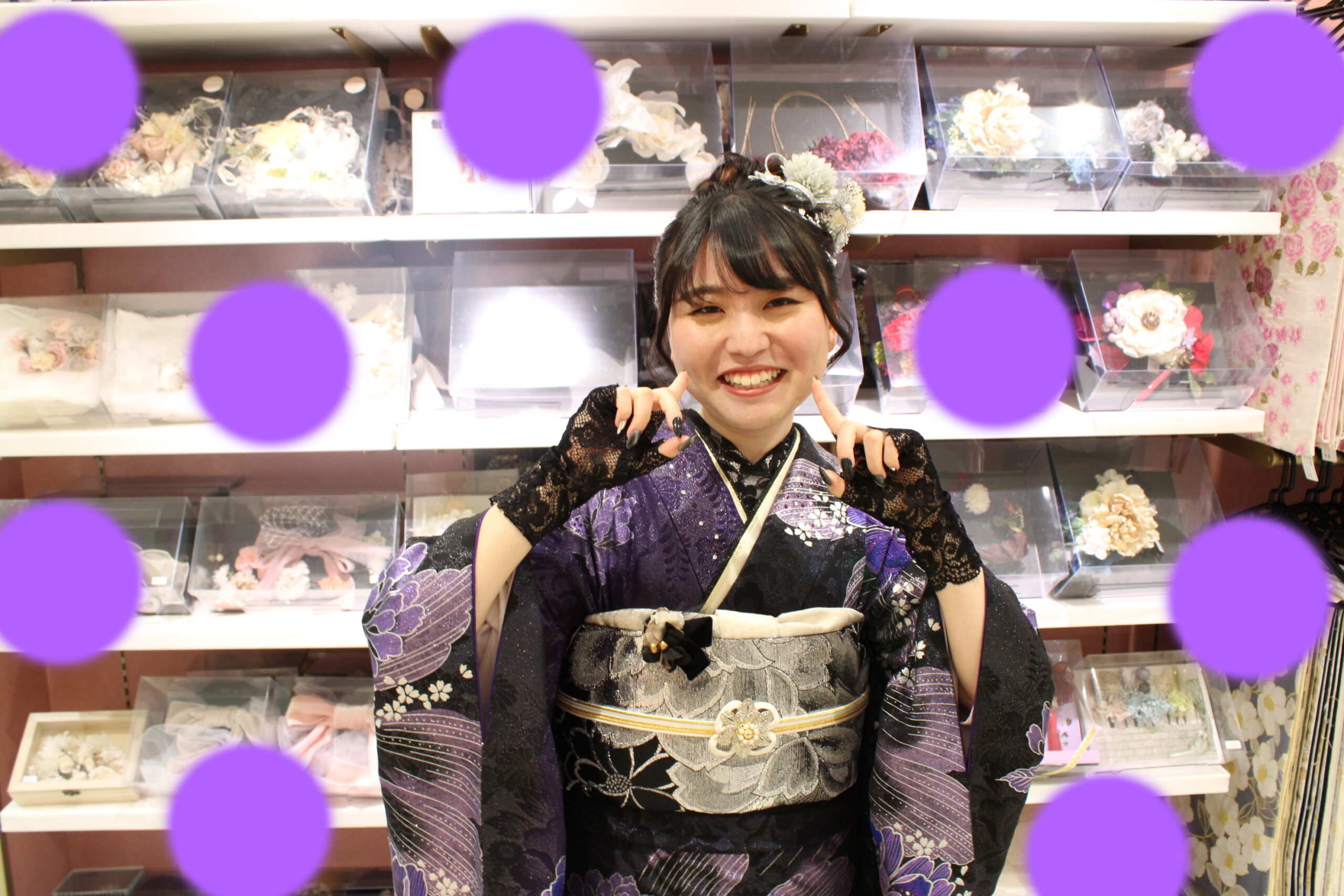 TAKAZEN姫路店　加古川市　高砂市　人気振袖　振袖レンタル　姫路市　成人式　卒業式　袴　振袖　イマドキ振袖　写真プラン　モード　キラキラ