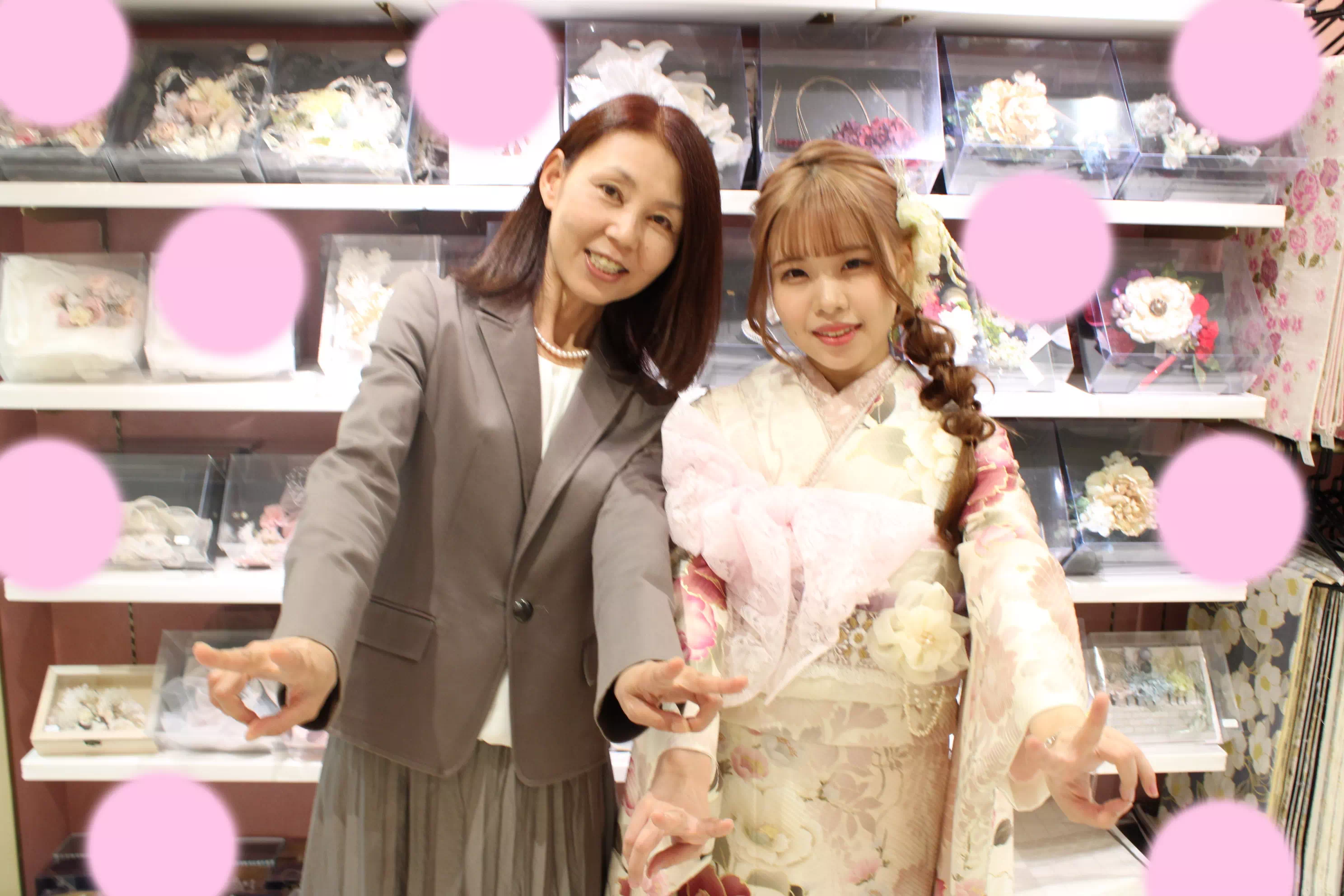 TAKAZEN姫路店　加古川市　高砂市　人気振袖　振袖レンタル　姫路市　成人式　卒業式　袴　振袖　イマドキ振袖　カワイイ　イマドキ　大人気　ピンク