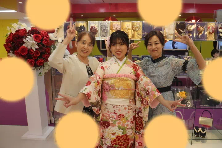 TAKAZEN神戸店古典柄　前撮り撮影会　イマドキ　カワイイ　コディネート　振袖　レンタル　袴　