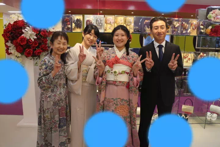 TAKAZEN神戸店　前撮り撮影会　イマドキ　カワイイ　コディネート　振袖　レンタル　袴　