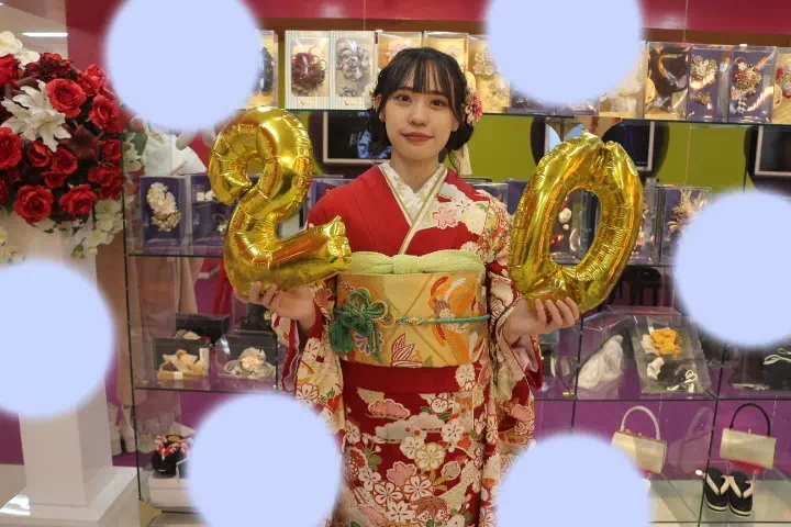 TAKAZEN神戸店　前撮り撮影会　イマドキ　カワイイ　コディネート　振袖　レンタル　袴　