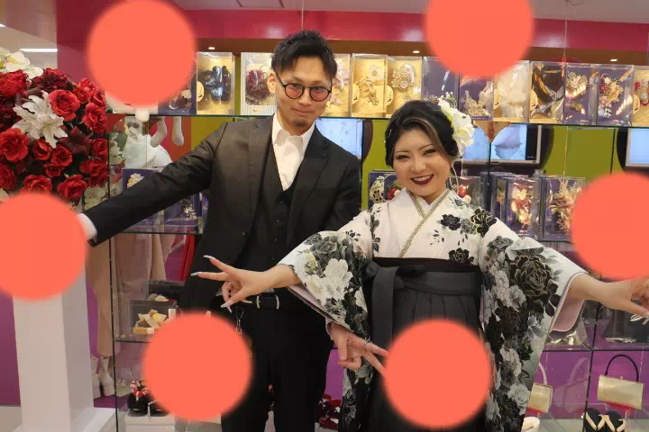 TAKAZEN神戸店　袴　前撮り撮影会　イマドキ　カワイイ　コディネート　振袖　レンタル　袴　