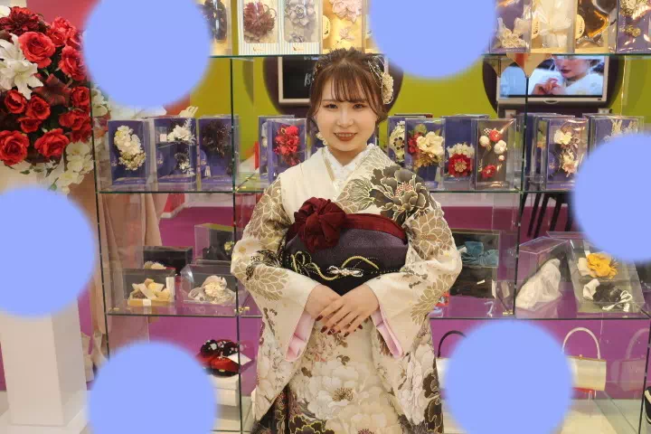 TAKAZEN神戸店くすみ　前撮り撮影会　イマドキ　カワイイ　コディネート　振袖　レンタル　袴　