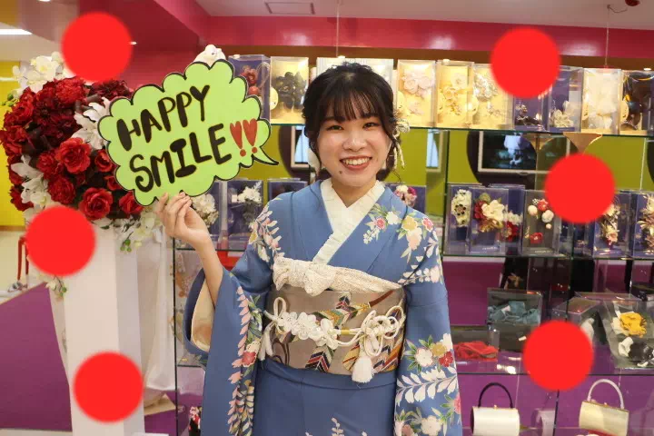 TAKAZEN神戸店　前撮り撮影会　イマドキ　カワイイ　コディネート　振袖　レンタル　袴　