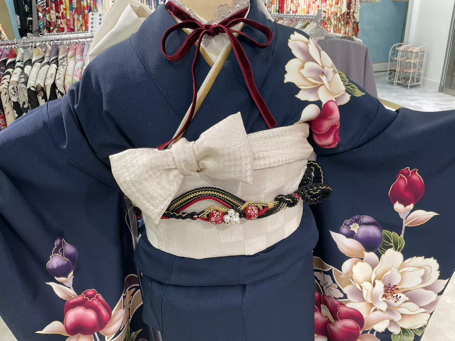 振袖　レトロ　最新作レトロ　かわいい　イマドキ　成人式　神戸　三ノ宮