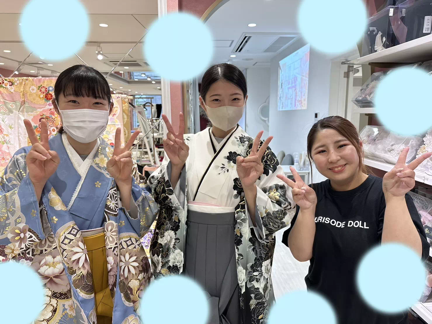 【TAKAZEN姫路店】♡お友達同士の可愛すぎる今どきコーデな卒業式袴姫ちゃん♡