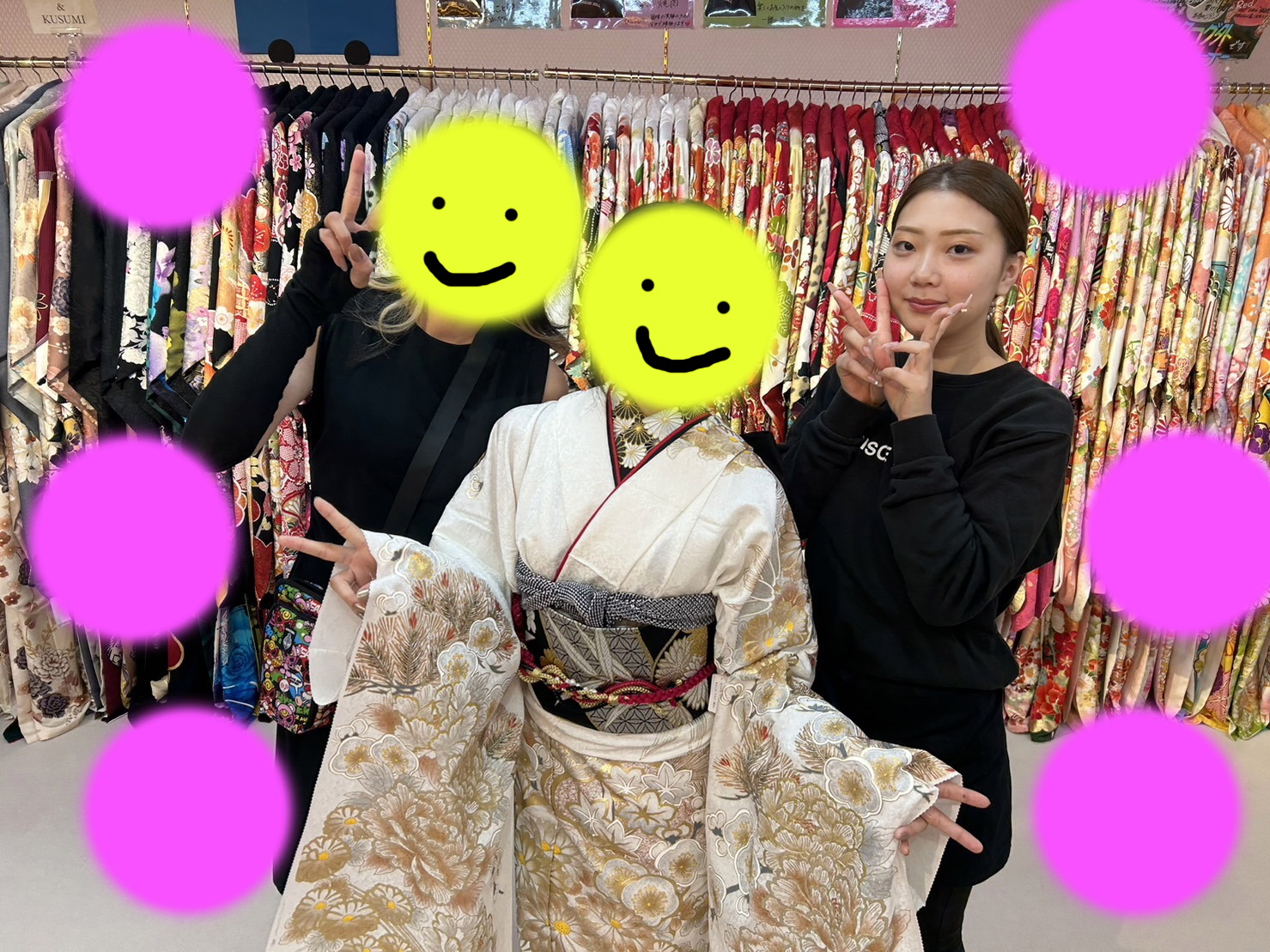 TAKAZEN神戸三宮店　正統派古典　かわいい　キラキラ　成人式　神戸　三宮
