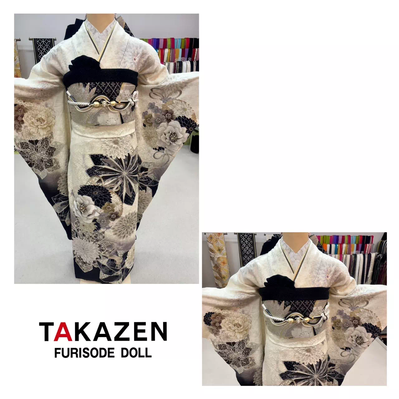 TAKAZEN神戸三宮店　前撮り撮影会　イマドキ　カワイイ　コディネート　振袖　レンタル　袴　