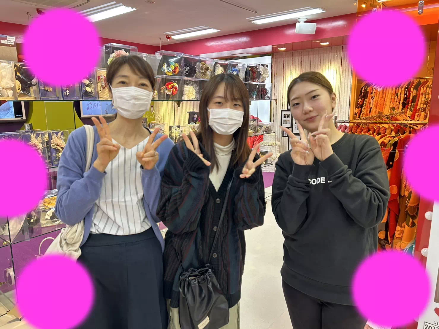 TAKAZEN神戸店　前撮り撮影会　イマドキ　カワイイ　コディネート　振袖　レンタル　袴　