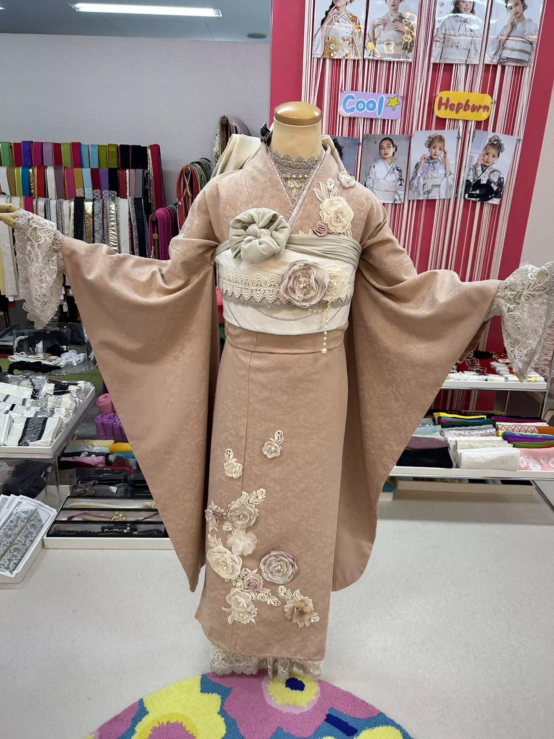TAKAZEN神戸三宮店　前撮り撮影会　イマドキ　カワイイ　コディネート　振袖　レンタル　袴　