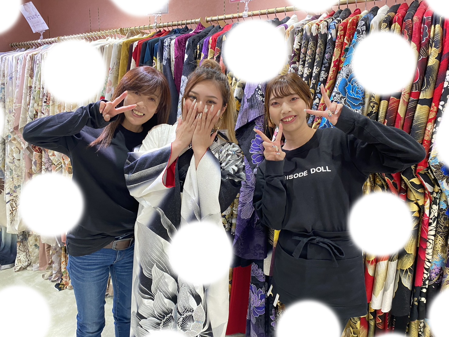 【TAKAZEN姫路店】♡11日　播磨町で成人式の黒×シルバーが大人っぽいギラギラモードスタイルの2025年成人姫ちゃん♡