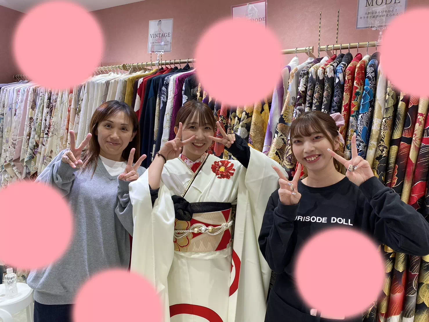 【TAKAZEN姫路店】♡15日　白色のレトロなデザインがかわいい太子町で成人式のお振袖レンタル姫ちゃん♡