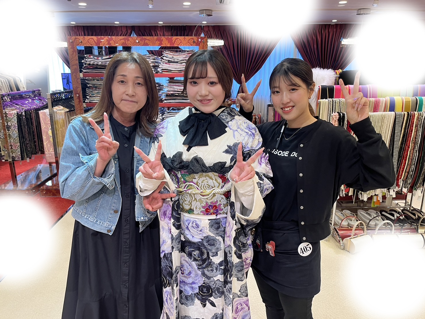 成人式　前撮り　梅田　袴　くすみカラー　かわいい　イマドキ　淡色　古典　タカゼン　撮影