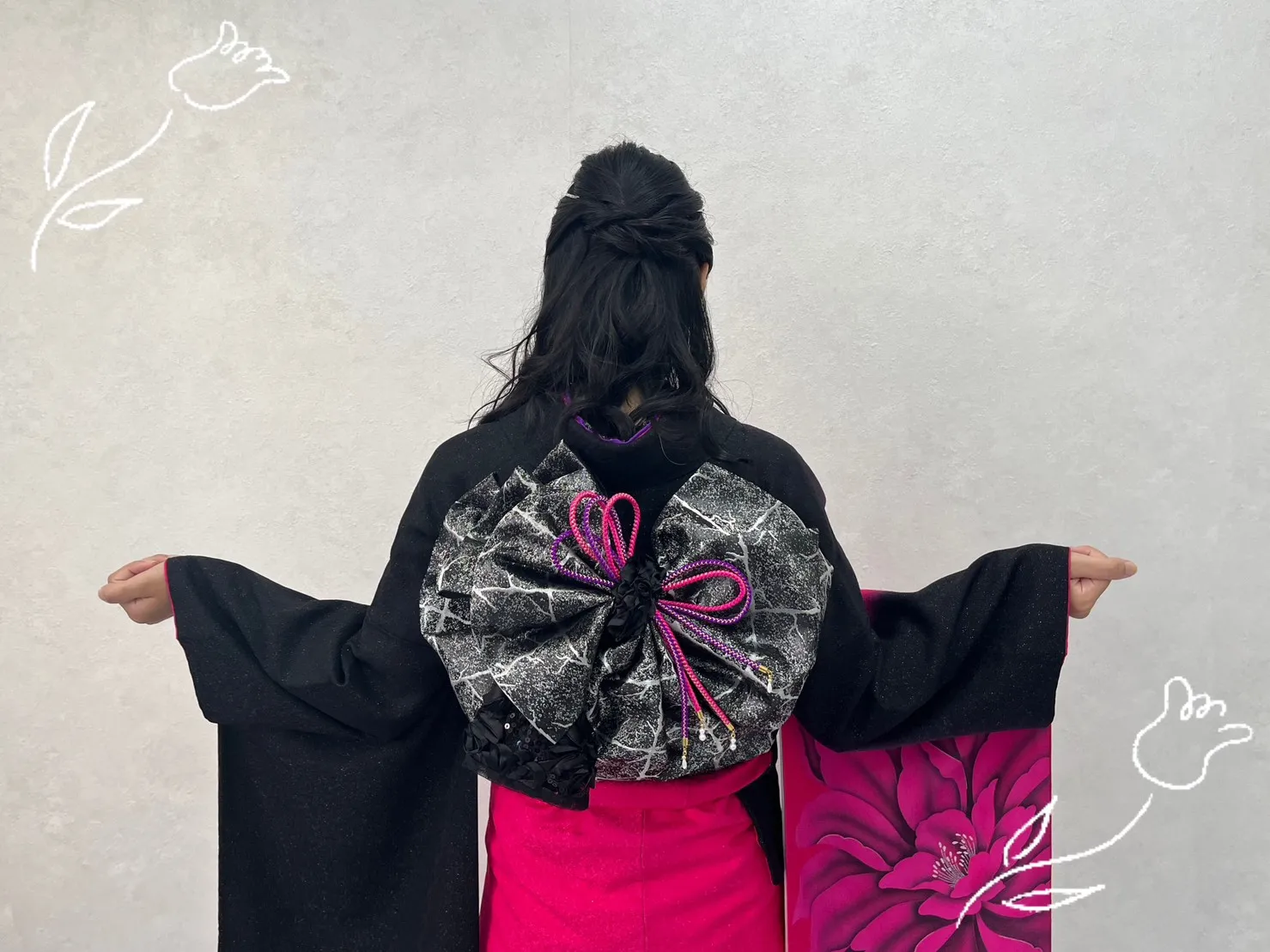 振袖レンタル　奈良　橿原　かわいい　おしゃれ　個性派　かわいい　かっこいい　くすみ　イマドキ　