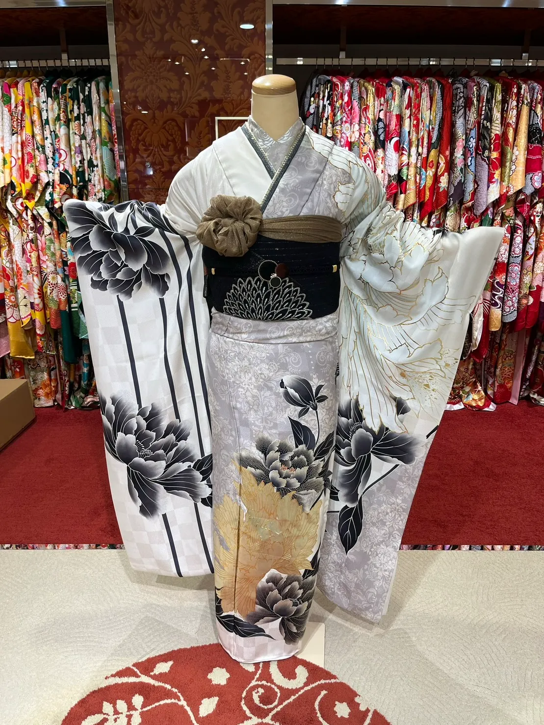 成人式　振袖　ヴィンテージ　梅田
