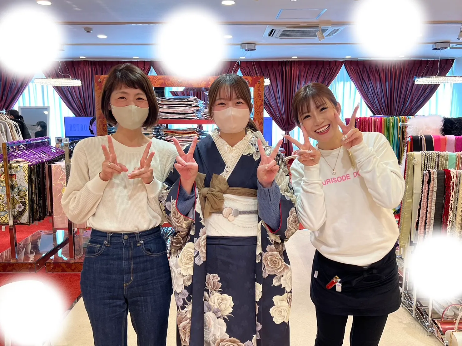 【TAKAZEN大阪梅田本店】♡28日　くすみガーリーでかわいいお振袖姫ちゃん♡