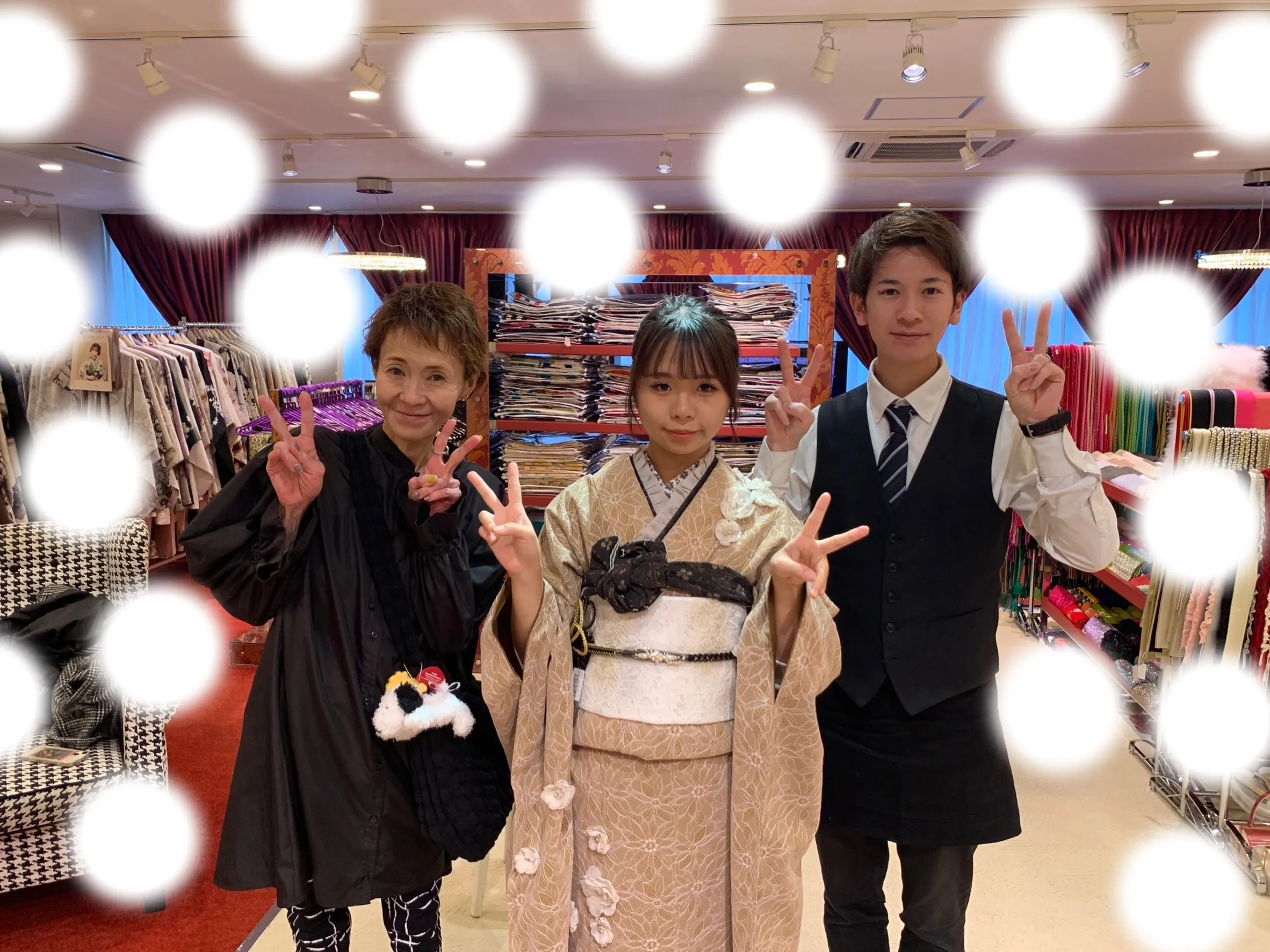 【TAKAZEN大阪梅田本店】♡29日　ガーリーレースでかわいいでーす☆本日のお振袖姫ちゃん♡