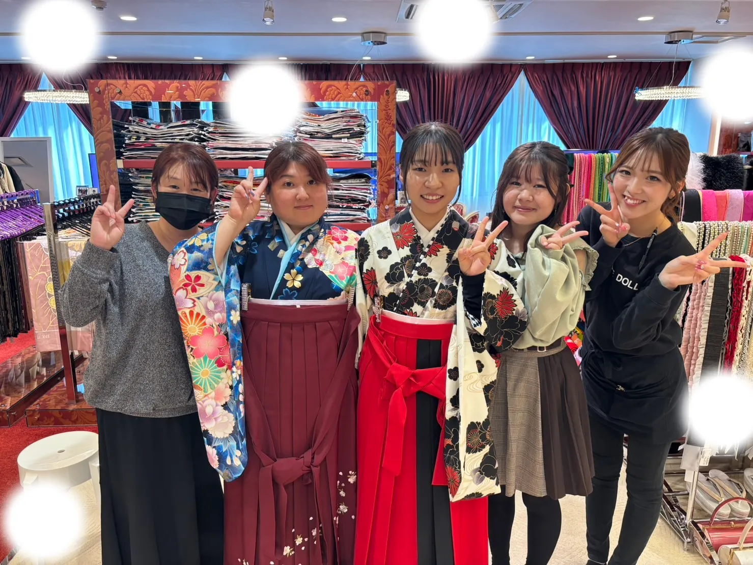 【TAKAZEN大阪梅田本店】♡27日　おふたりともパキッとしたイマドキで  かわいい袴姫ちゃん♡