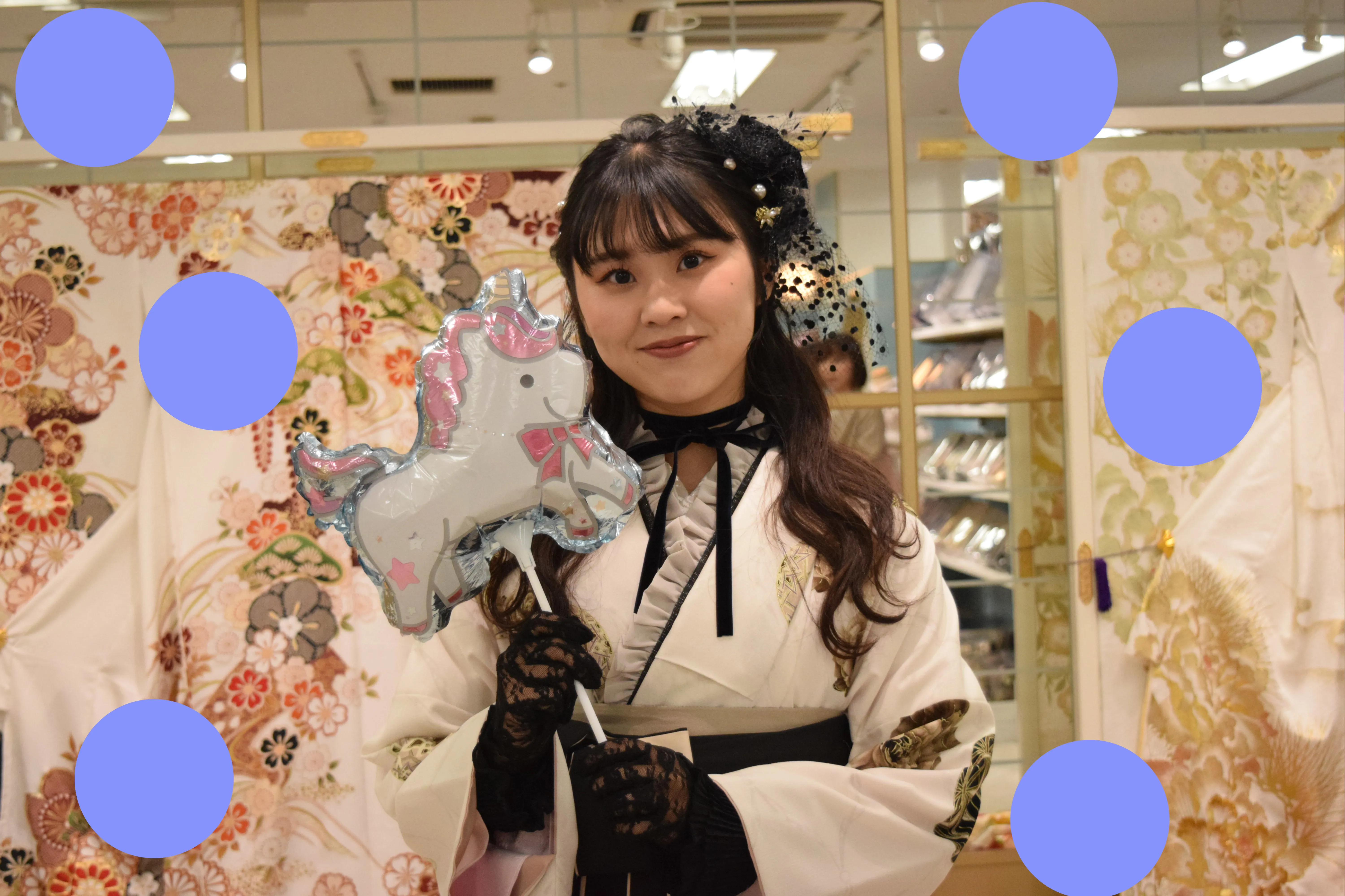前撮り　袴　撮影会　モノトーン