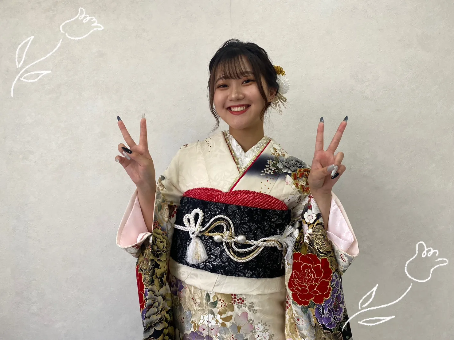 振袖レンタル　奈良　橿原　かわいい　おしゃれ　個性派　かわいい　かっこいい　くすみ　イマドキ　
